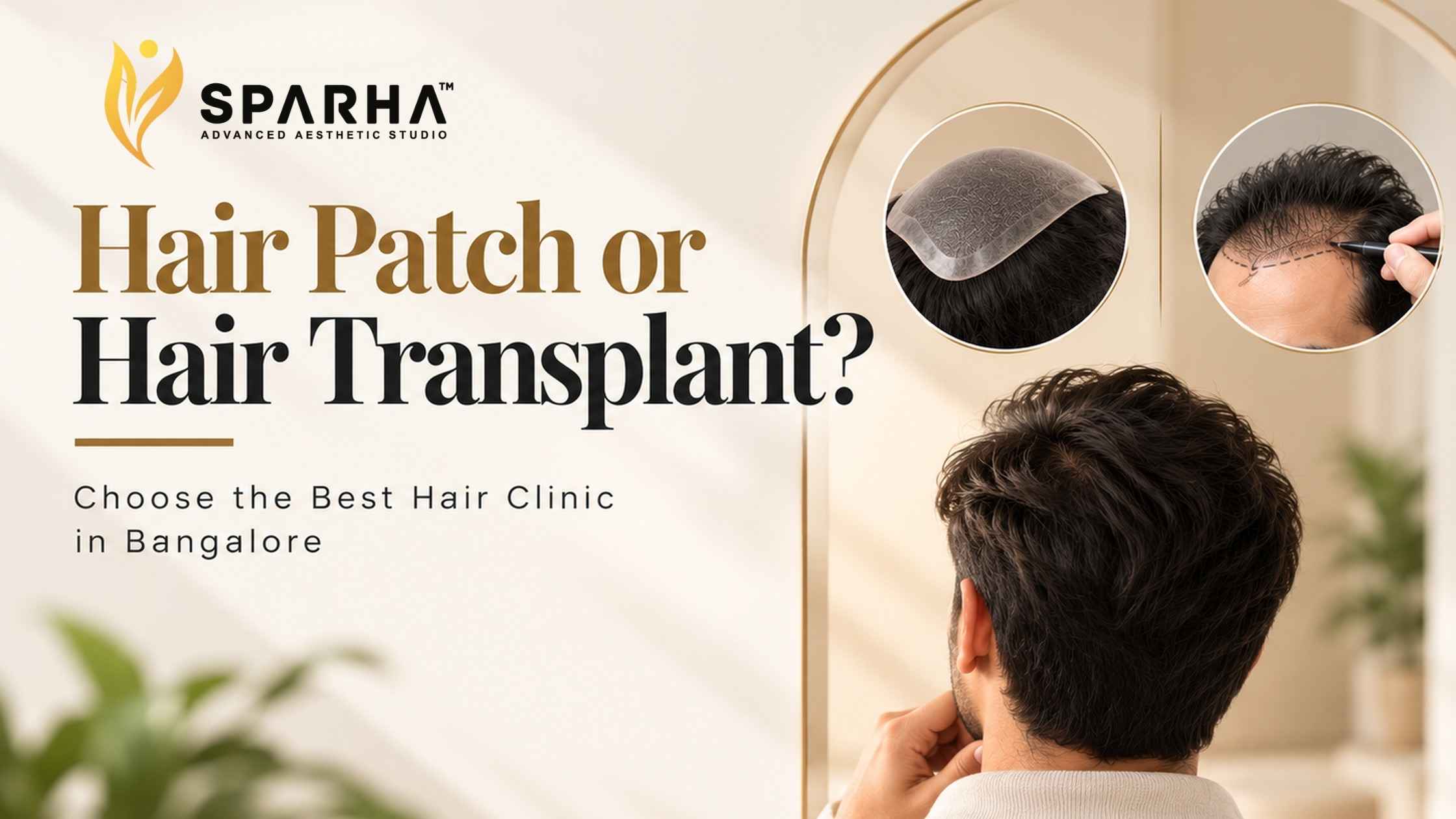Hair Patch or Hair Transplant? Choose these Best Hair Clinic in Bangalore